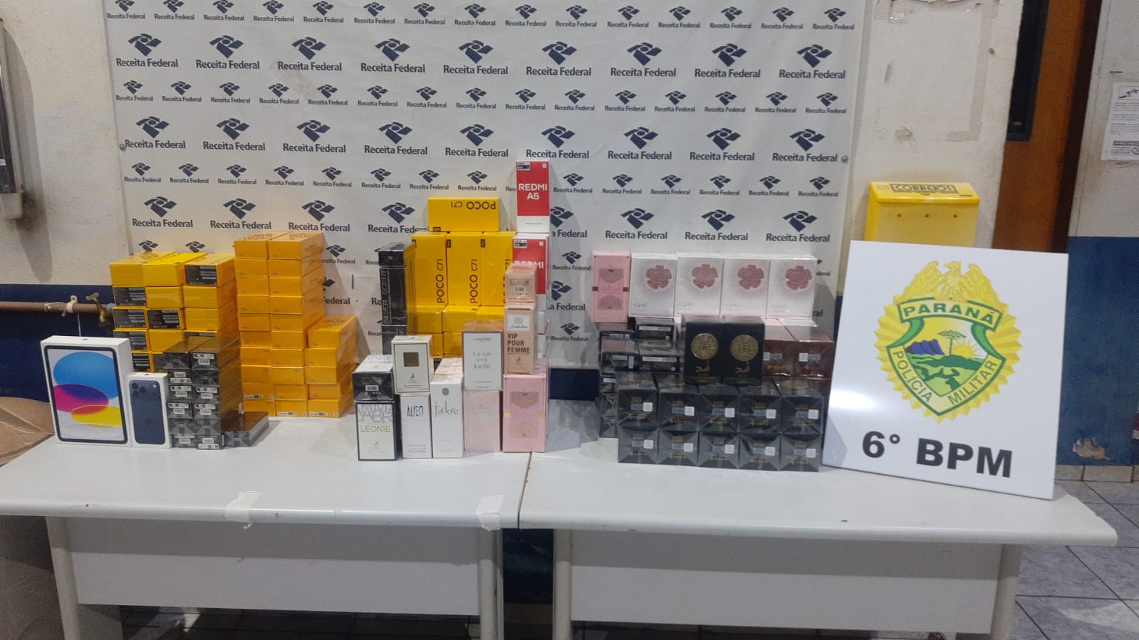 mercadorias-do-paraguai-sao-apreendidas-em-onibus-durante-operacao-em-santa-tereza-do-oeste