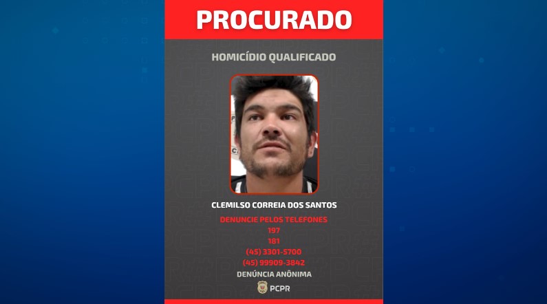 policia-civil-divulga-foto-de-suspeito-de-homicidio-foragido-em-cascavel