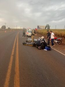 motociclista-fica-ferido-apos-batida-traseira-na-pr-239,-em-assis-chateaubriand