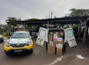 policia-apreende-mais-de-450-fogoes-eletricos-e-celulares-em-veiculo-na-br-277,-em-matelandia