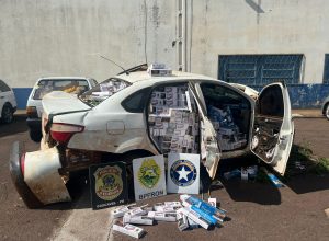 bpfron-apreende-veiculo-carregado-com-2-mil-pacotes-de-cigarros-contrabandeados