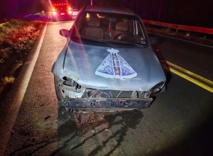 motorista-fica-ferida-apos-carro-bater-em-barreira-na-pr-317,-em-santa-helena
