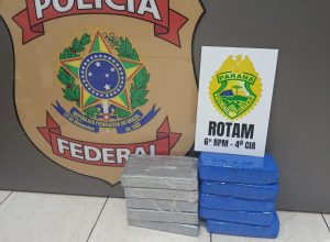 acao-conjunta-apreende-mais-de-10-quilos-de-cocaina-e-crack-na-br-163,-em-lindoeste