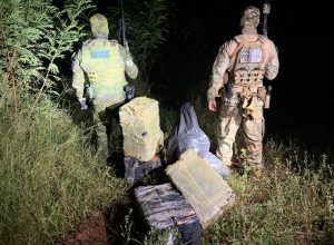 bpfron-e-policia-federal-apreendem-mais-de-180-kg-de-maconha-em-area-de-mata-em-foz-do-iguacu
