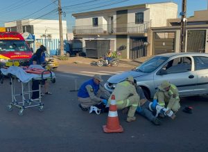 motociclista-fica-ferido-em-batida-com-carro-no-cascavel-velho