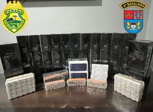 fiscalizacao-em-onibus-apreende-celulares,-medicamentos-e-perfumes-na-rodoviaria-de-cascavel